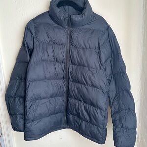 Dark navy ULTRA LIGHT DOWN JACKET (3D CUT)